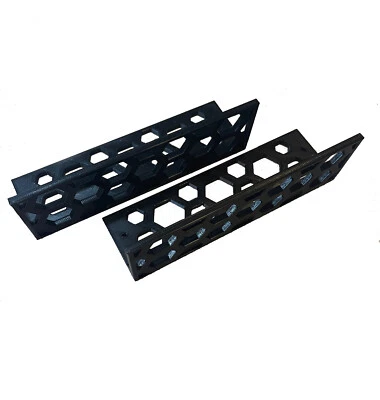 WELL STRUNG 2 Pieces Vinyl LP Record Backstopper Back Spacer Fits IKEA Kallax Bookshelf Blk