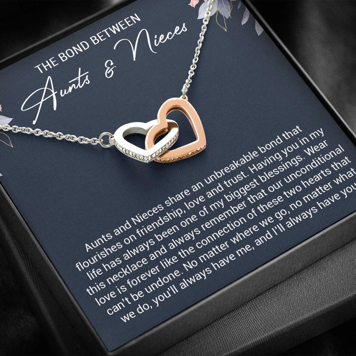 Aunt and sale niece necklace