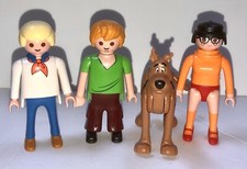 Playmobil Scooby-doo Figures Fred Velma Shaggy Scooby Great Dane