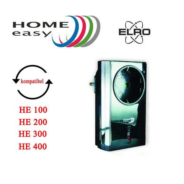 Funkdimmer Steckdose Mit Dimmfunktion HE202BEU Zwischenstecker 300W Funk-Dimmer-image