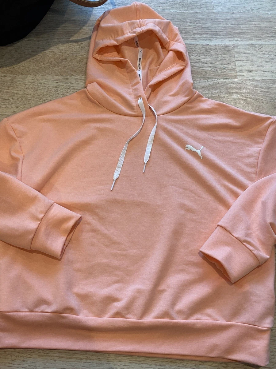 puma hoodie peach small (hs22) Orange | eBay