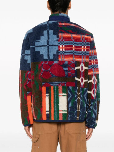 Chaqueta polar Polo Ralph Lauren High Pile para hombre talla XL azteca fogata esquí albergue - Imagen 3 de 15