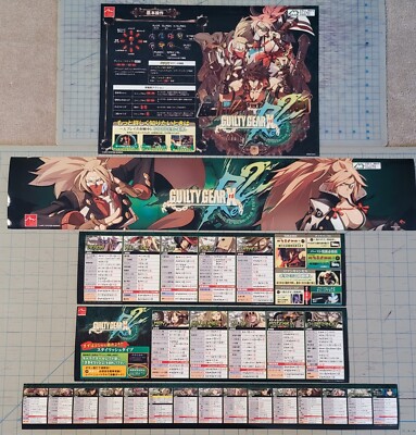 Guilty Gear xrd Rev 2 art set for Taito Vewlix Arc System Works