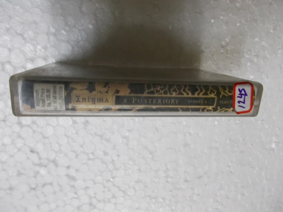ENIGMA A POSTERIORI 2006 RARE orig CASSETTE TAPE INDIA indian - Image 2 of 4