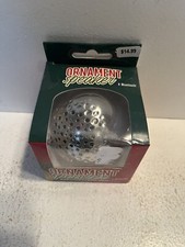 - silver colored Bluetooth ornament speaker Silver In Color