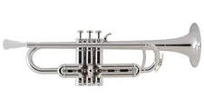 New ZO TP-09 Plastic Trumpet  Color: Silver!