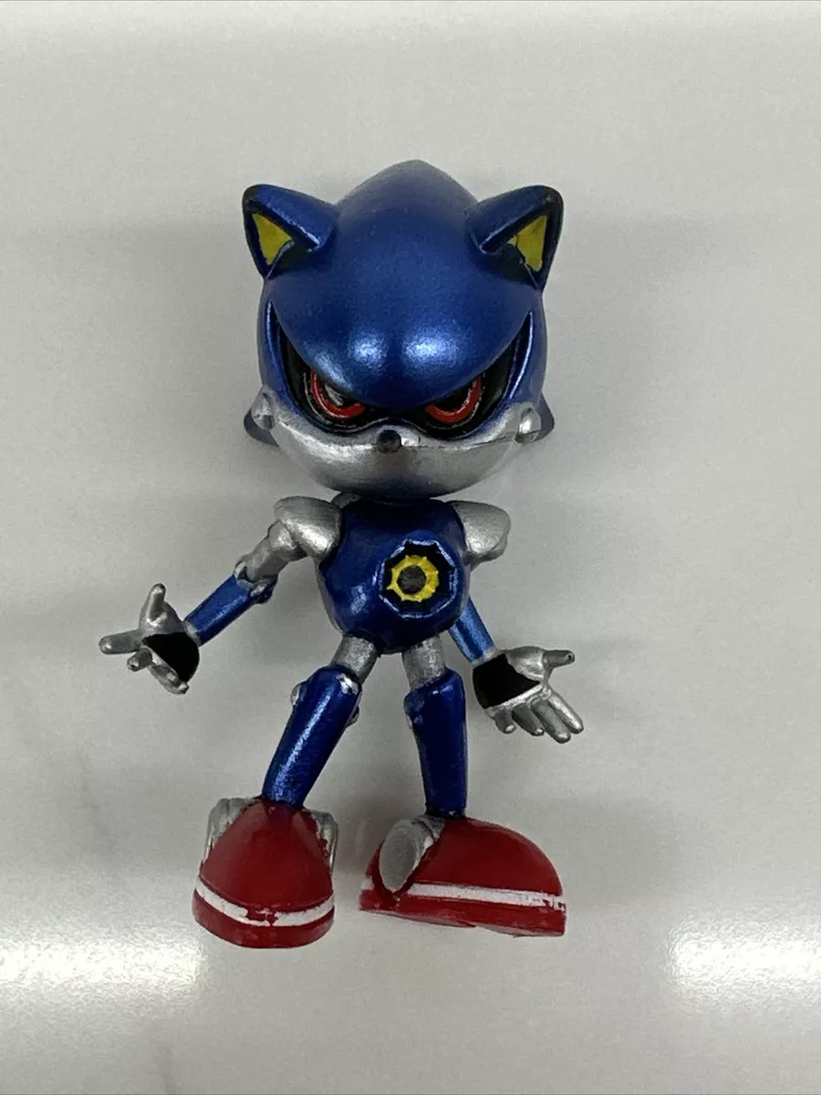 Jazwares Sonic the Hedgehog Metal Sonic 3 Inch Figure Rare Vintage SEGA Toy