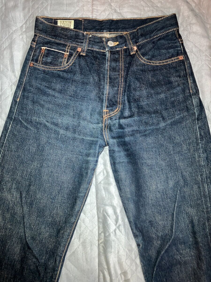 Denim Indigo Master Selvedge Denim Jeans Kuroki Fabric sz Denim Indigo Master Selvedge Denim Jeans Kuroki Fabric sz