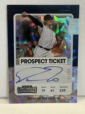 2021 Panini Contenders Spencer Torkelson Prospect Ticket Cracked Ice #01/23 Auto