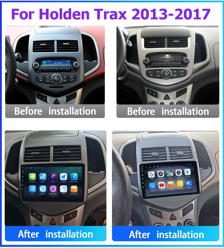 For Holden Trax 13-17 Apple CarPlay Android 14 Car GPS Wifi FM Radio Head Unit - image 4 of 4