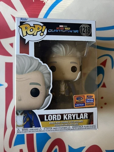 WONDERCON 2023 FUNKO POP LORD KRYLAR WITH OFFICIAL CON STICKER LIMITED EDITION
