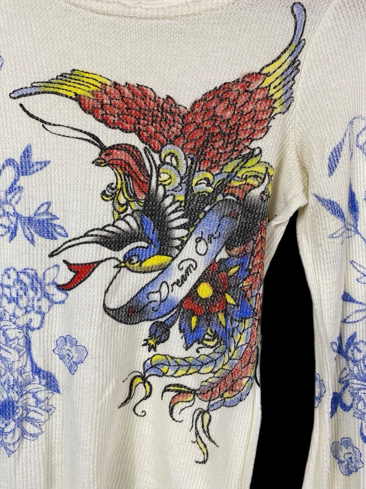 Camisa Térmica Forever 21 De Colección Y2K Grunge Patinador Capricho Emo Gamer Mujer M Foto 4 de 4