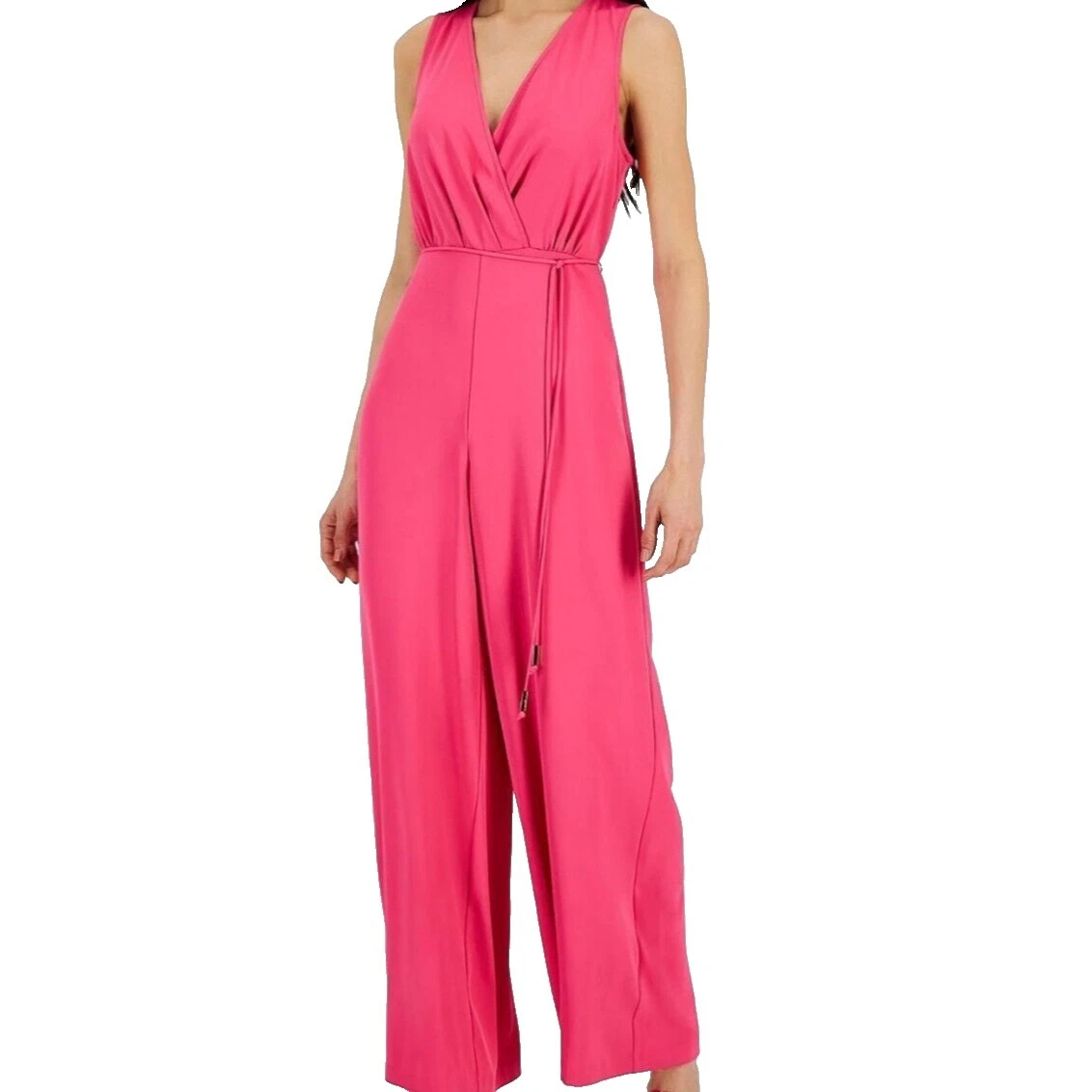 Poliéster INC International Concepts Mujer Solid Jumpsuits & Rompers for Women