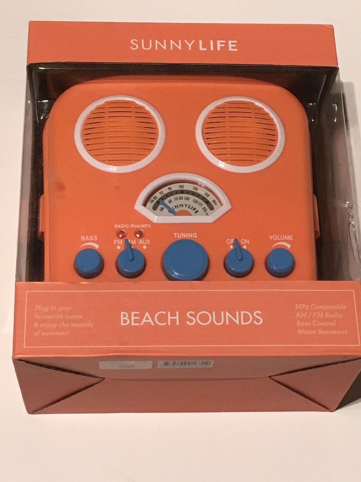 sunnylife bluetooth beach radio