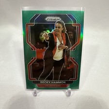 2022 Panini Prizm WNBA #179 Becky Hammon Green Prizm Aces