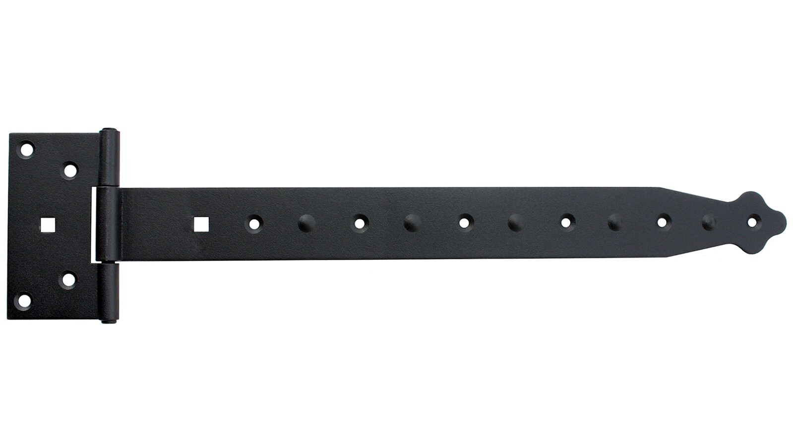 English Hinge 337 MM T-Hinges Rolled Semi Heavy Black