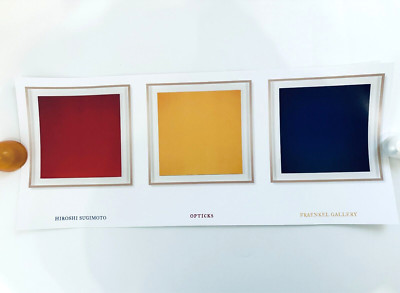 Hiroshi Sugimoto 2020 San Francisco '' Opticks'' Ausstellungsposter ohne Rahmen