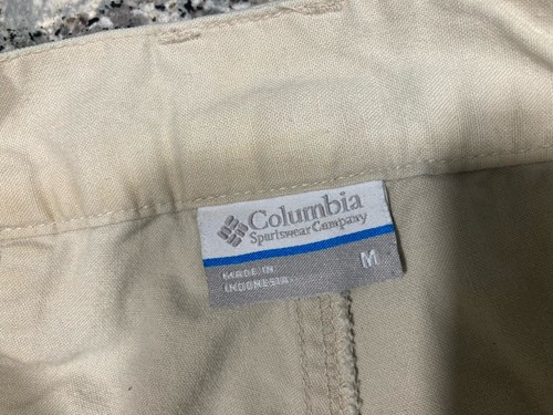 Columbia PFG Shorts Women's Sz Medium Khaki Cargo Utility Pockets Fishing Gear - Picture 5 of 11