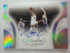 2024-25 Panini Flawless Finishes Nate Robinson #FF-NAT Autographs Auto /25