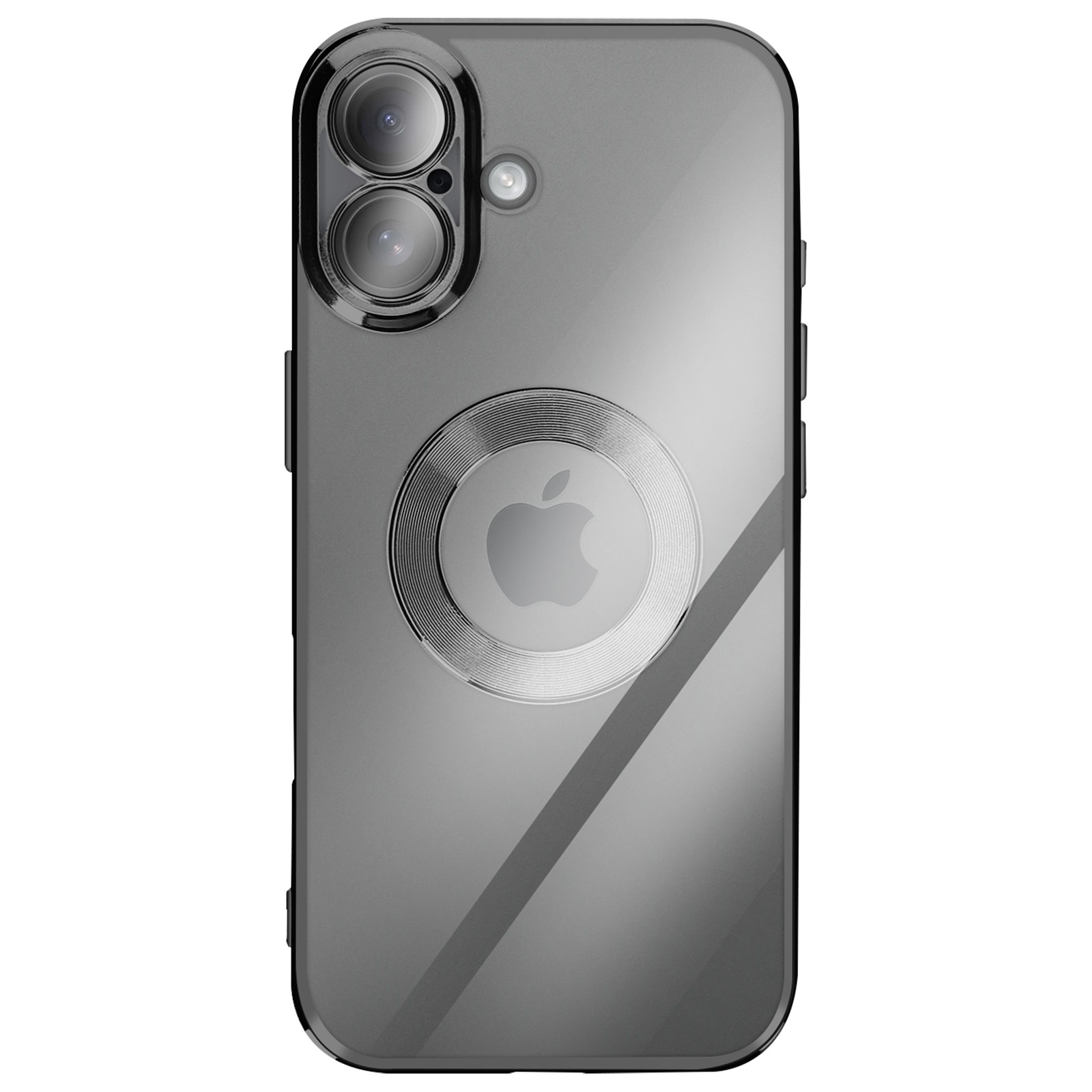 Coque iPhone 17 Avizar en silicone souple transparent et antichoc