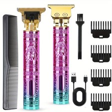 Professional Hair Clippers - Men Cordless Trimmer Beard Shaving Machine Barber