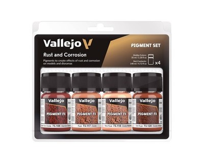 Pigment FX Set   4 synthetische Farben à 35 ml für Oxidation und Korrosion. I...
