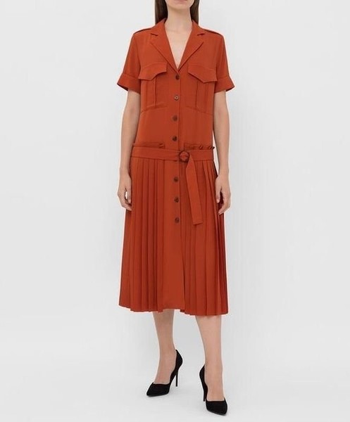 Women Victoria Beckham Dress Orange 36