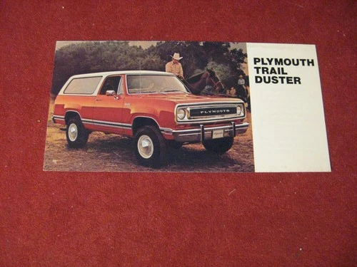 1975 Plymouth Trail Duster Truck Sales Brochure Booklet Catalog Original Old