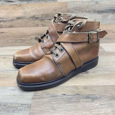 Vintage Polo Ralph Lauren British  Women Size 9.5 Brown Leather Boots