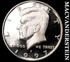 1997-S Silver Kennedy Half Dollar - Choice Gem Proof  Lustrous  #K4194