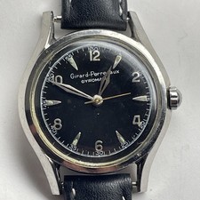 Orologio Girard Perregaux Gyromatic Svizzero Automatico 17J Quadrante Nero 33MM Uomo