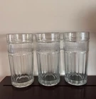 Three Vintage Anchor Hocking Annapolis Iced Tea Glass Tumblers 16 oz, Heavy