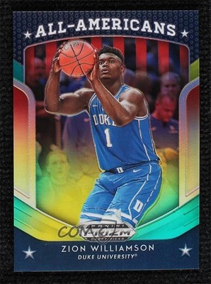 2019 Panini Prizm Draft Picks Green & Yellow /249 Zion Williamson Rookie RC 7y2