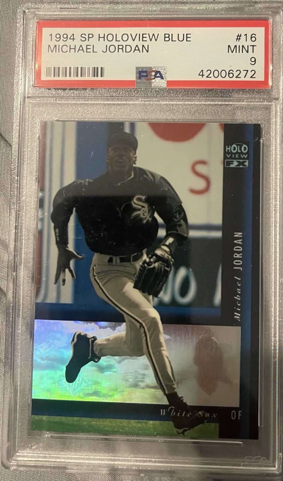 1994 SP HOLOVIEW BLUE MICHAEL JORDAN 16 PSA 9 MINT