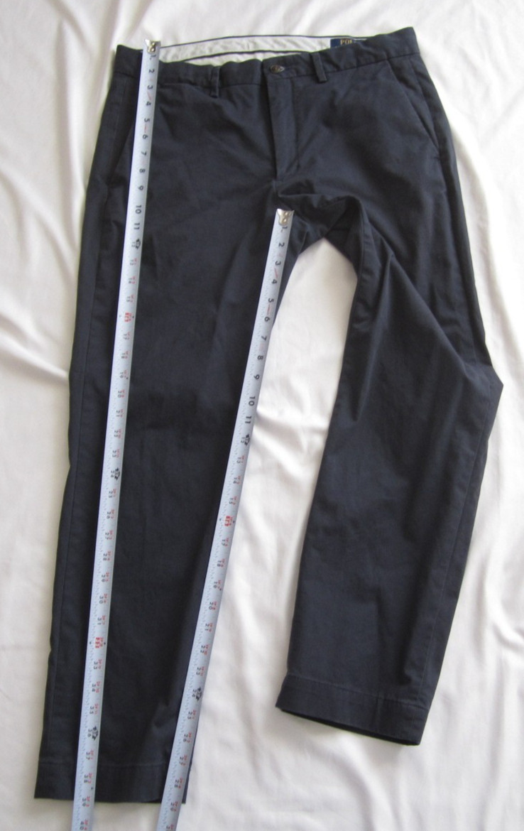 Men Polo Ralph Lauren Stretch Straight Fit Cotton Pants Sz 32/30 (MP373) thumbnail 3