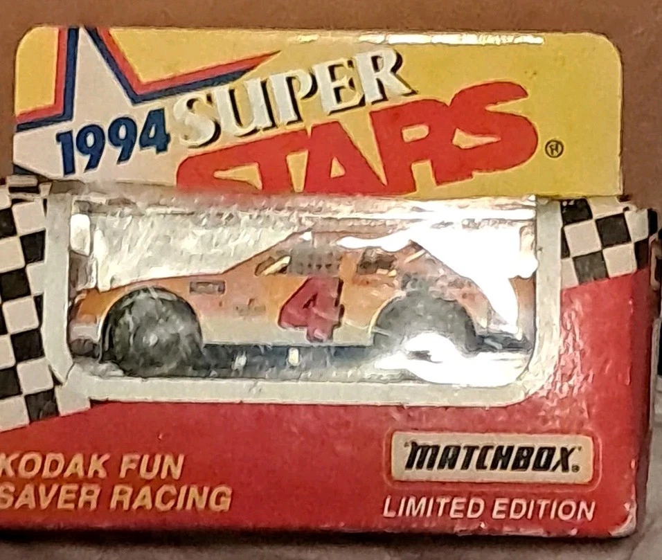 MATCHBOX 1994 SUPER STARS: #4 ~Kodak Fun Saver Racing~STERLING MARLIN ~ Limitado Foto 3 de 4