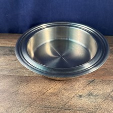 Stainless Steel Round Catering Insert Bowl Insert 9"Dia Chafing/Steam Table 