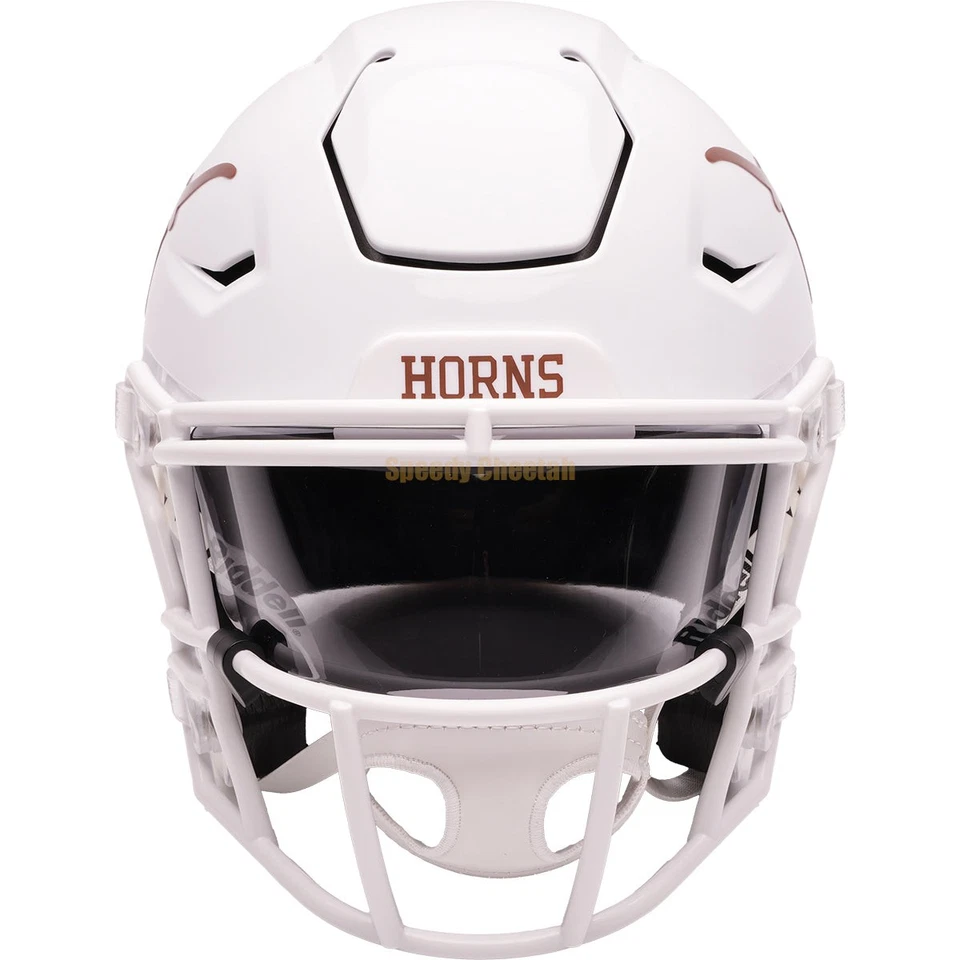 Texas Longhorns Riddell SpeedFlex Mid-Size MIDI Football Helmet - Image 2 of 4