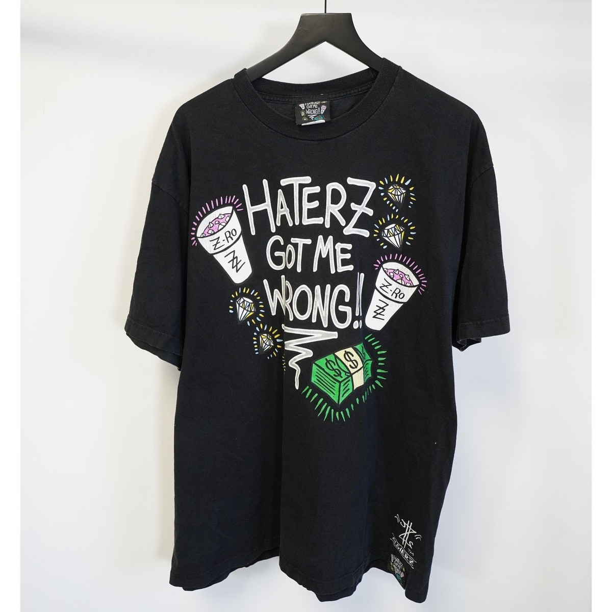 Vtg Haterz Got Me Wrong Z-Ro Houston Rap T-Shirt Men's XXL SUC