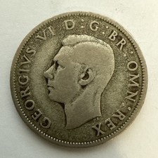 United Kingdom 2 Shillings (florin) 1944 Coin  #40