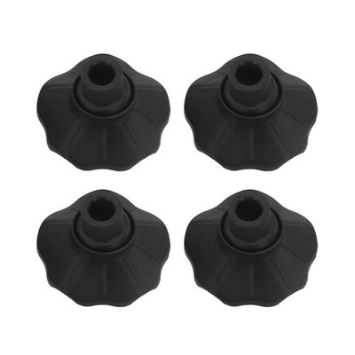 Kratzbodenschutz mit 14 mm Stuhlfußschonern 4er Pack