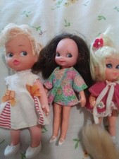 1968 Dakin Flora Dora Doll - Black Hair - Hong Kong doll Kiddle Lot 3