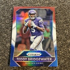 Teddy Bridgewater 2015 Panini Prizm Red Prizm SP #186 Minnesota Vikings ESE