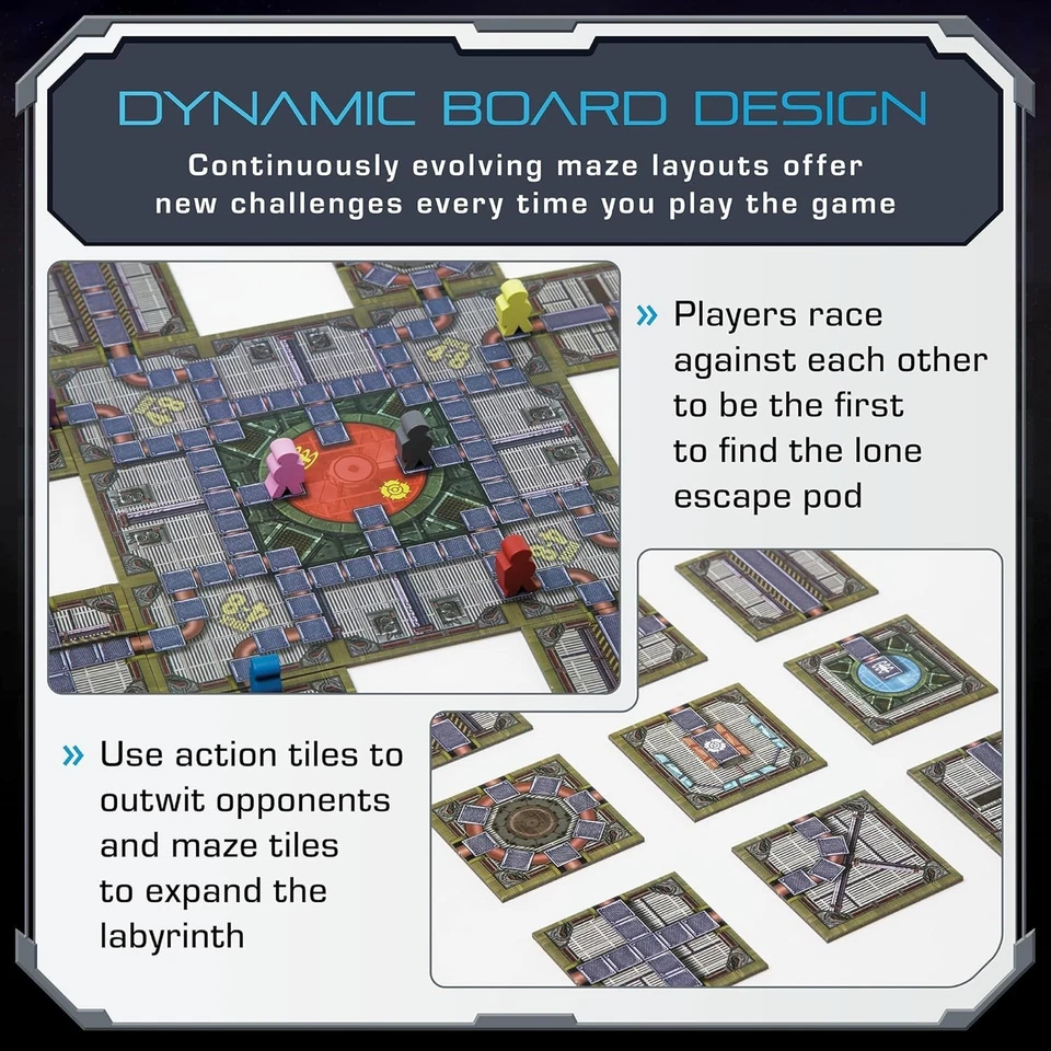 No Escape Board Game - Fun Strategic Space Adventure - Image 4 of 4