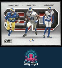 2021 Score #3D8 Aaron Donald / Jalen Ramsey / Micah Kiser 3D