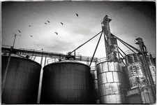 Fine Art Photography, Black and White, 8x16, Heartwell, Nebraska