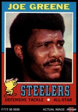 1971 Topps #245 Joe Greene Steelers HOF North Texas 7 - NM