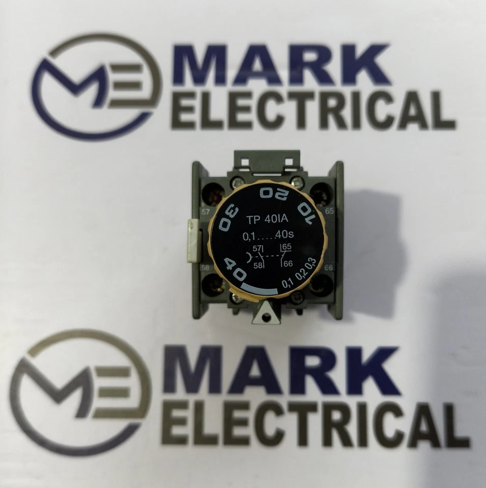 ABB TP40IA 1SBN020301R1000 ADD ON CONTACTOR TIMER TIMING 0.1S-40S FAST SHIPPING - Image 2 of 4
