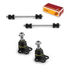 Front Sway Bar Link & Front Upper Ball Joint Set for 2000-2001 Dodge Ram 1500