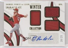 2019 Immaculate Winter Collection 18/25 Daniel Ponce de Leon Rookie Auto RC s3g
